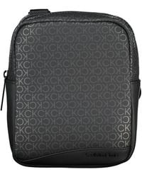 Calvin Klein - Sleek Shoulder Bag With Contrasting Accents - Lyst