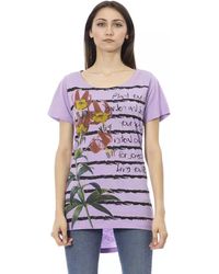 TRUSSARDI ACTION - Purple Cotton T - Lyst