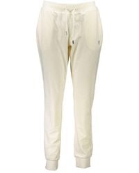 Guess - White Polyester Pant - Lyst