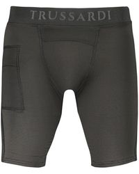Trussardi - Black Polyester Men's Workout Legging - Lyst