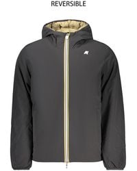 K-Way - Black Nylon Men's Jacket - S - Lyst