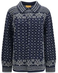 Guest In Residence - Blue Cashmere Dress Shirt - Lyst