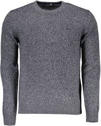 Harmont & Blaine - Elegant Crew Neck Sweater With Contrasting Details - Lyst