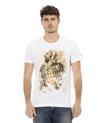 TRUSSARDI ACTION - White Cotton Men's T - Lyst