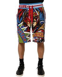Dolce & Gabbana - Multicolor Captain Sicily Men Bermuda Shorts - Lyst