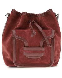 Pierre Hardy - Bordeaux Calf Leather Bos Taurus Backet Bag - Lyst