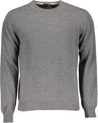 Harmont & Blaine - Gray Wool Sweater - Lyst