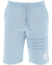 Thom Browne - 4 Bar Shorts In Cotton Knit - Lyst
