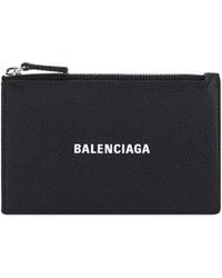 Balenciaga - Iconic Monogram Calfskin Card Holder - Lyst