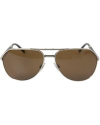 Dolce & Gabbana - Sleek Metal Sunglasses For - Lyst
