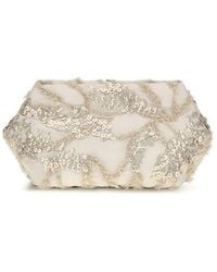 Brunello Cucinelli - Beige Silk Clutch Bag - Lyst