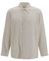 Our Legacy - Beige Lyocell Pattern Shirt - Lyst