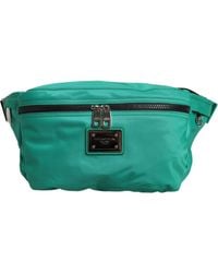 Dolce & Gabbana - Green Logo Plaque Nylon Waist Fanny Pack Men's Borse Bag - Lyst
