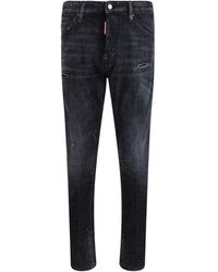 DSquared² - Black Cotton Jeans Denim - Lyst