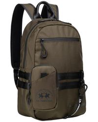 La Martina - Bicolor Polyester Backpack - Lyst