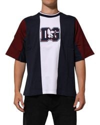 Dolce & Gabbana - Color Block Logo Tshirt - Lyst