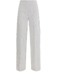 Avenue Montaigne - Multicolor Viscose Casual Pants - Lyst
