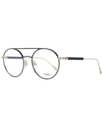 Tod's - Black Metal Glasses (frames) - Lyst