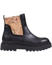 Alviero Martini 1A Classe - Black Polyethylene Ankle Boots - Lyst
