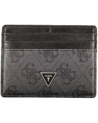 Guess - Black Leather Men Wallet - Lyst