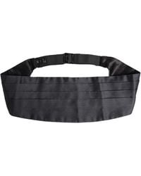 Dolce & Gabbana - Pleated Cummerbund Buckle Closure - Lyst