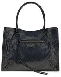 Balenciaga - Black Lamb Ovis Aries Shoulder Bag - Lyst