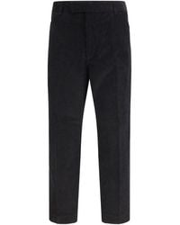 Thom Browne - Black Cotton Chino Pants - Lyst