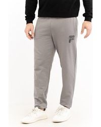 Fila - Blue Cotton Joggers (workout Pants) - Lyst