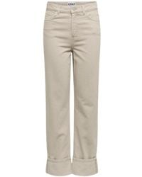 ONLY - Cotton Mom Jeans - Lyst