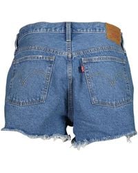 Levi's - Blue Denim Shorts - Lyst