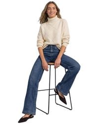 Street One - Cream Viscose Turtleneck - Lyst