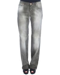Ermanno Scervino - Cotton Blend Loose Fit Boyfriend Jeans - Lyst