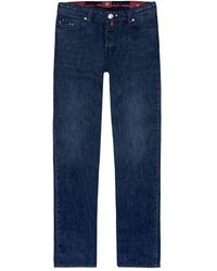 Tramarossa - Blue Cotton Jeans & Pant - Lyst