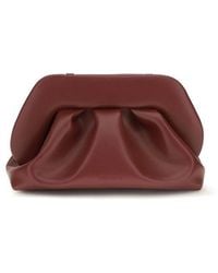 THEMOIRÈ - Bordeaux Vegan Leather Clutch Bag - Lyst