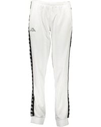 Kappa - White Polyester Pant - Lyst