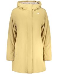 K-Way - Beige Polyester 's Jacket - S - Lyst