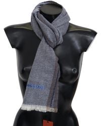 Missoni - Striped Wool Neck Wrap Fringes Scarf - Lyst