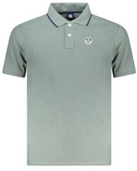 North Sails - Green Cotton Men Polo Shirt - Lyst