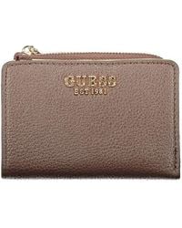 Guess - Brown Polyethylene Wallet - Lyst