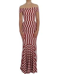 Dolce & Gabbana - Silk Stretch Dress - Lyst