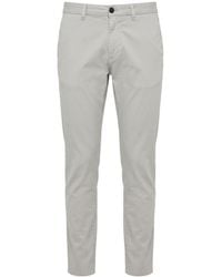 Trussardi - Grey Cotton Men Pants - Lyst