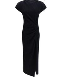 Isabel Marant - Black Cotton Casual Dress - Lyst