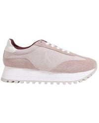 Calvin Klein - Platform Suede Sneakers Yw0Yw00308 - Lyst