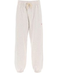 Autry - Melange Sweatpants With Logo Patch - Lyst