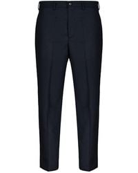 AUTORE - Blue Wool Dress Pants - Lyst