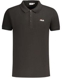 Fila - Cotton Polo Shirt - Lyst