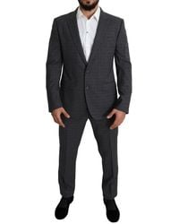 Dolce & Gabbana - Wool Formal 2 Piece Martini Suit - Lyst