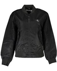 Calvin Klein - Chic Long Sleeve Zip Sports Jacket - Lyst