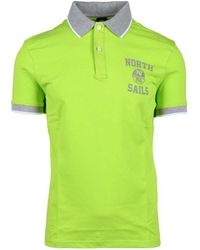 North Sails - Green Cotton Polo Shirt - Lyst
