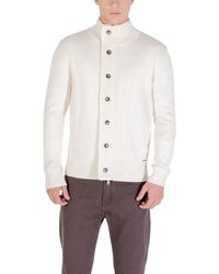 Gianni Lupo - Cream Marabou Sweatshirt - Lyst